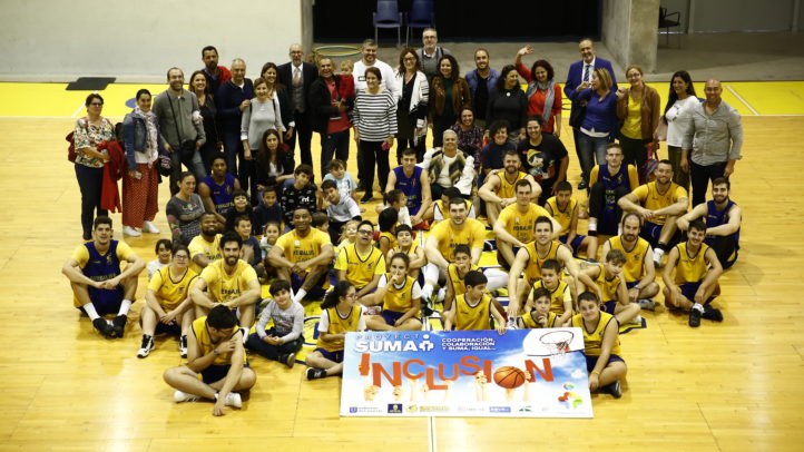 Foto de familia del Proyecto Suma el pasado diciembre | Foto: GRAN CANARIA C.B.