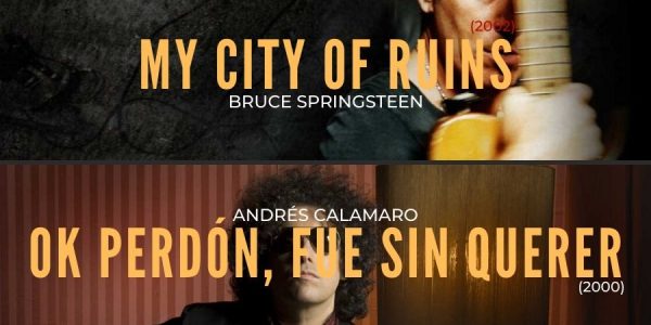 Bruce Springsteen y Andrés Calamaro | Composición: EL ESPEJO CANARIO