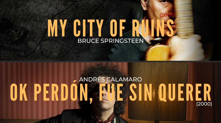 Bruce Springsteen y Andrés Calamaro | Composición: EL ESPEJO CANARIO