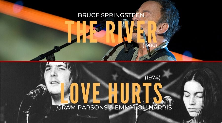 Bruce Springsteen y Gram Parsons & Emmylou Harris | Composición: EL ESPEJO CANARIO
