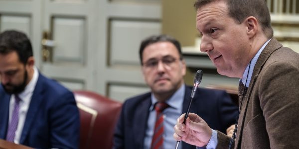 Miguel Ángel Ponce en el Parlamento de Canarias en 2020 | PP DE CANARIAS
