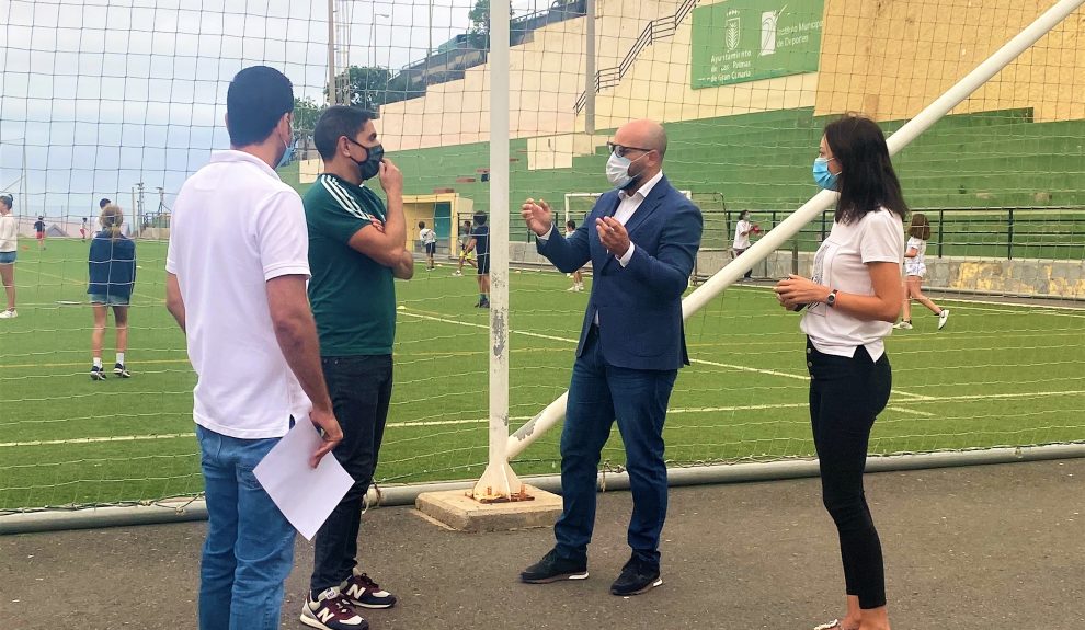 Aridany Romero en el Campus de López Socas | Foto: AYUNTAMIENTO DE LAS PALMAS DE GRAN CANARIA