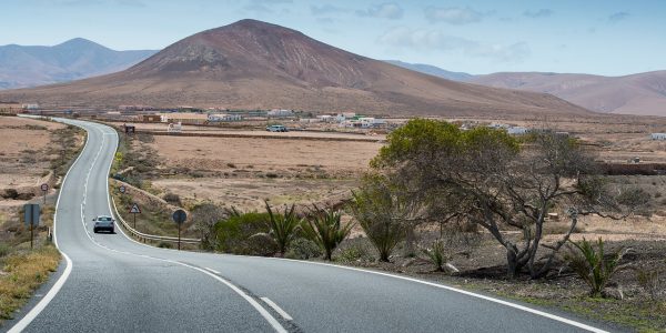 Carretera en Fuerteventura