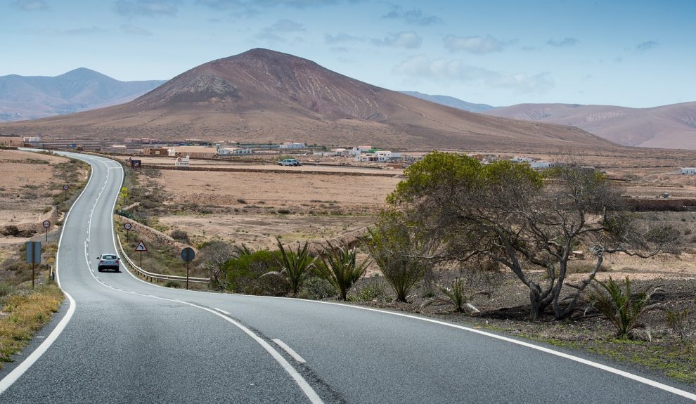 Carretera en Fuerteventura