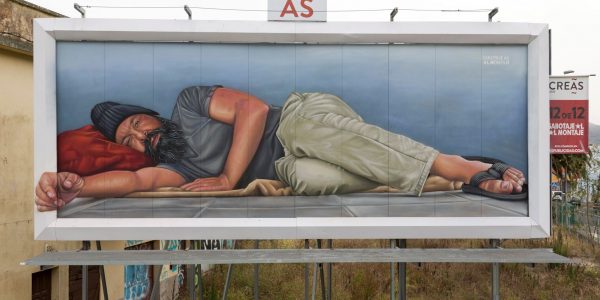 Valla realizada por Sabotaje Al Montaje para #creas2020 | Foto: FACEBOOK SABOTAJE AL MONTAJE