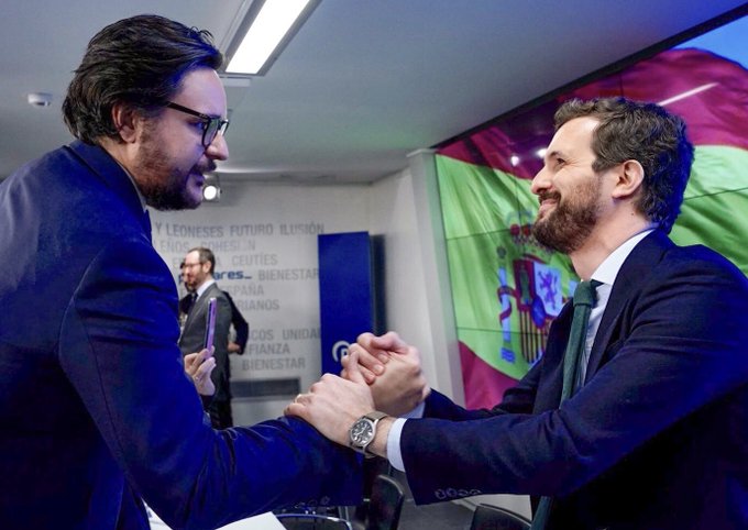 Sergio Ramos y Pablo Casado | Foto: ARCHIVO