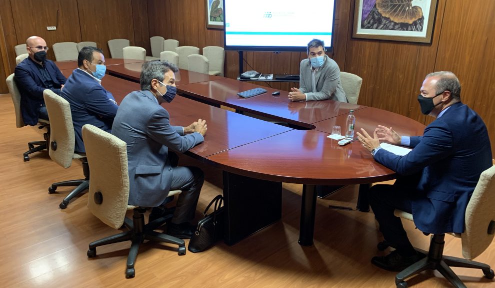 Reunión de la Asociación de la Industria MICE con el alcalde de LPGC, Augusto Hidalgo | Foto: AYUNTAMIENTO DE LAS PALMAS DE GRAN CANARIA