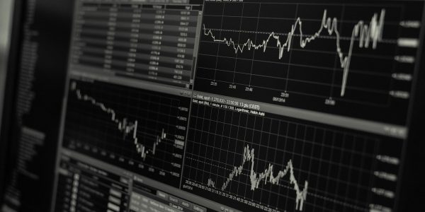 Pantalla con datos financieros