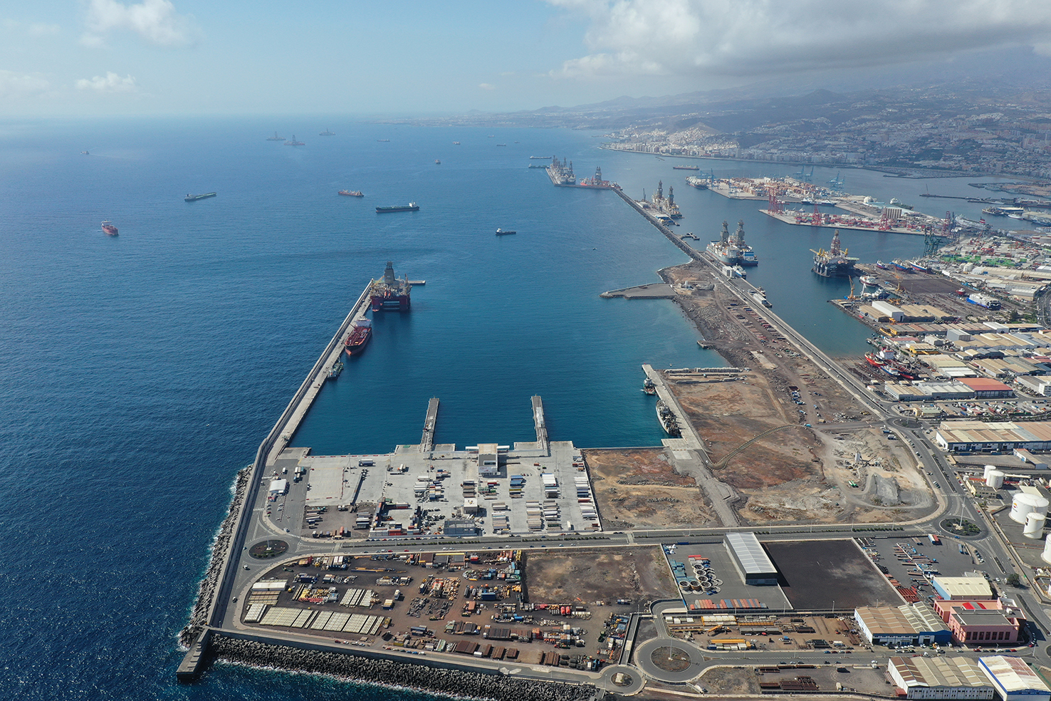 Dársena de África en el Puerto de Las Palmas | Foto: AUTORIDAD PORTUARIA DE LAS PALMAS Dársena de África en el Puerto de Las Palmas | Foto: AUTORIDAD PORTUARIA DE LAS PALMAS