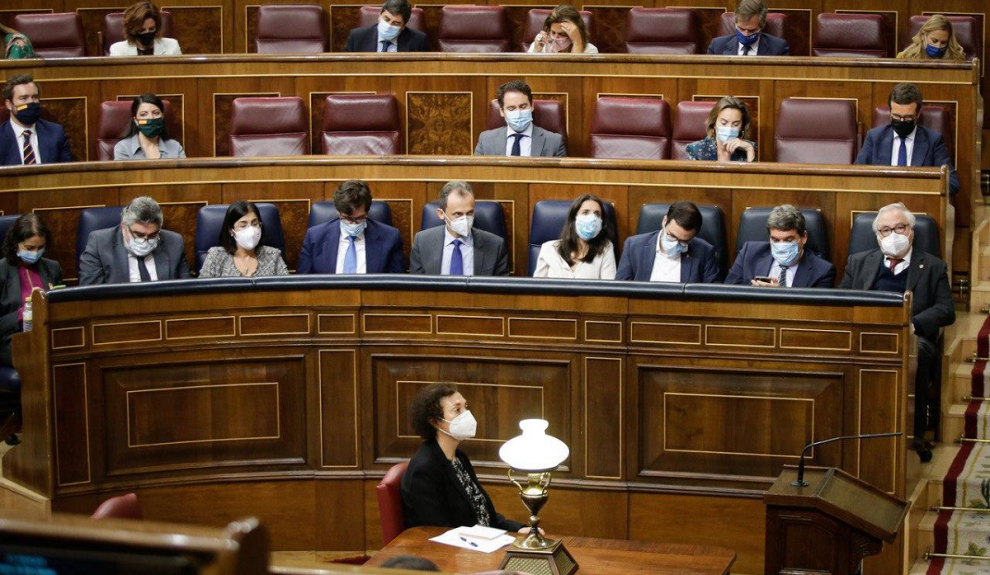 Diputados del PP en el hemiciclo durante la moción de censura | Foto: CONGRESO DE LOS DIPUTADOS