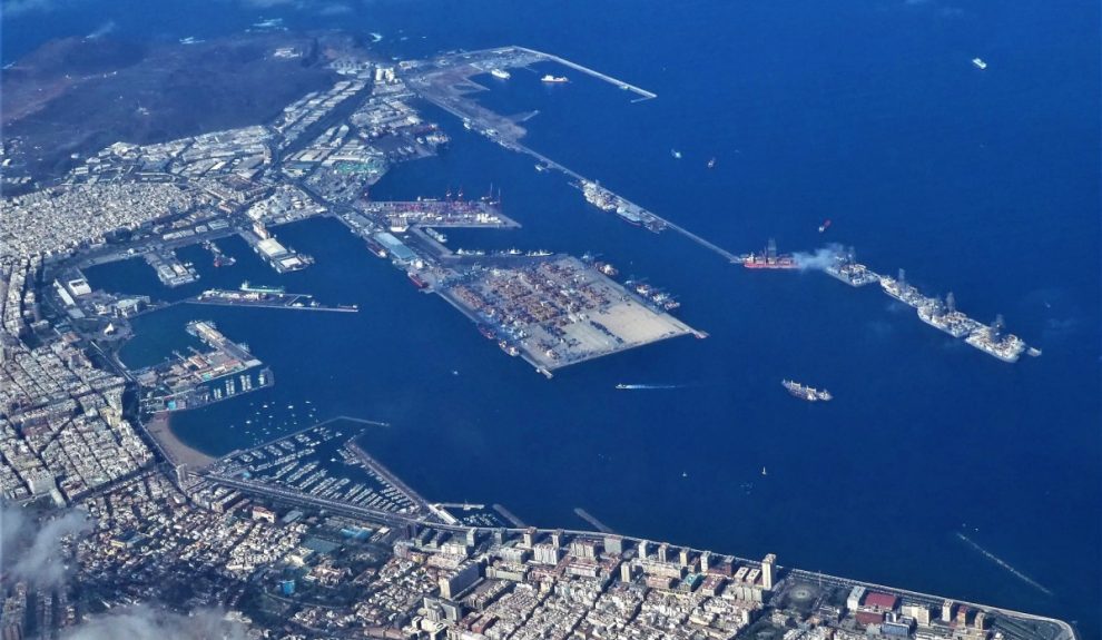 Áerea del Puerto de Las Palmas | Foto: ARCHIVO
