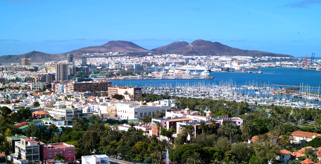 Panorámica de Las Palmas de Gran Canaria Panorámica de Las Palmas de Gran Canaria