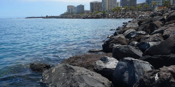 Vista desde el puerto de Las Palmas de Gran Canaria