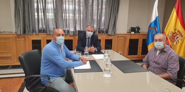 Octavio Sánchez reunido con Ángel Víctor Torres | Foto: ASAMBLEA 7 ISLAS