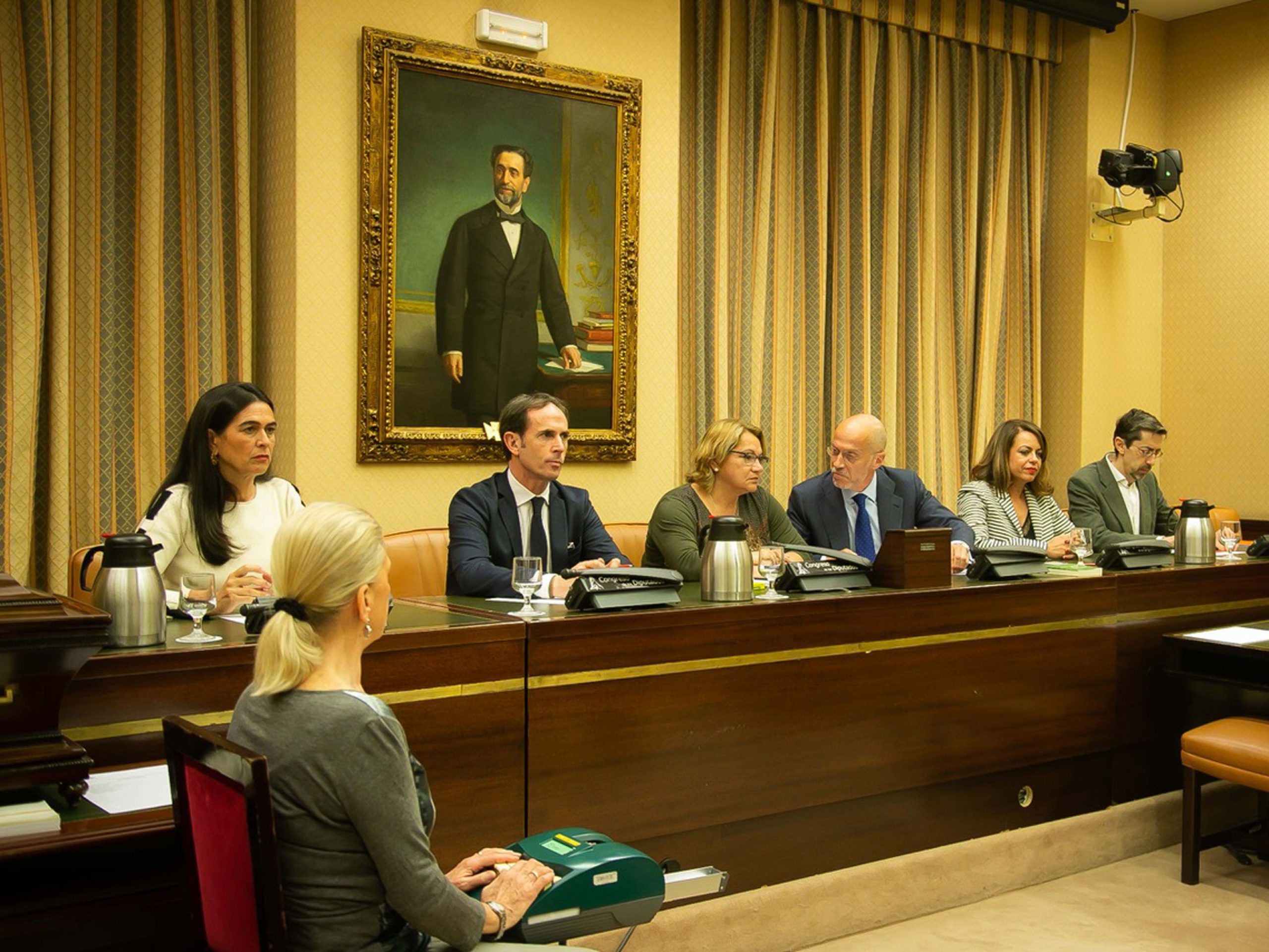 Meri Pita en la Comisión de Investigación del Accidente de Spanair | Foto: ARCHIVO Meri Pita en la Comisión de Investigación del Accidente de Spanair | Foto: ARCHIVO