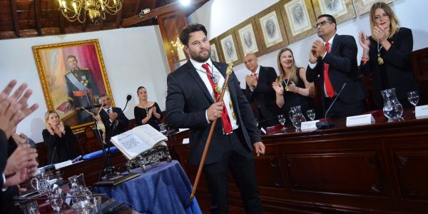 Airam Puerta en su toma de posesión en 2019 | Foto: Ayuntamiento de Güimar