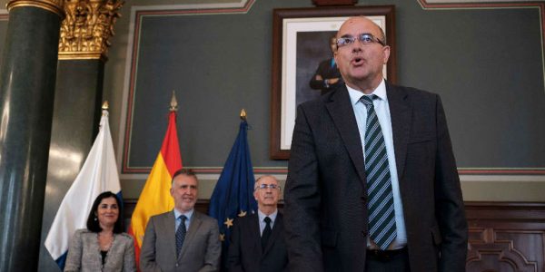 Anselmo Pestana en su toma de posesión el pasado febrero | DELEGACIÓN DEL GOBIERNO EN CANARIAS