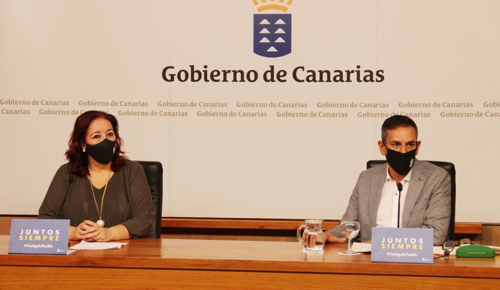 Gregorio Cabrera (dcha.) | CONSEJERÍA DE EDUCACIÓN DEL GOBIERNO DE CANARIAS
