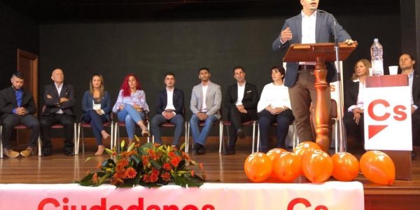 Ruymán Santana en un acto de partido el pasado mayo | CIUDADANOS CANARIAS