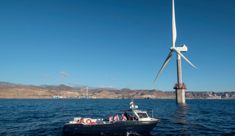 Aerogenerador marino en la costa grancanaria | PLOCAN