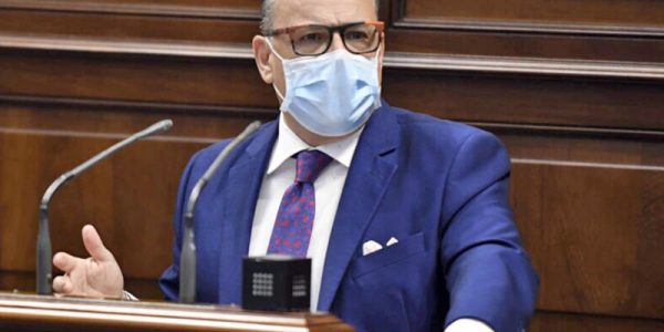 José Miguel Barragán en el Parlamento de Canarias | ARCHIVO