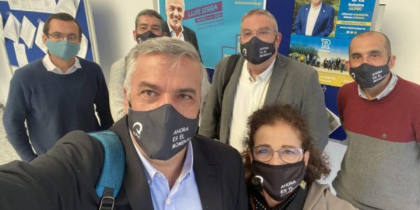 Lluis Serra Majem con parte de su equipo en campaña | CANDIDATURA LLUIS SERRA MAJEM