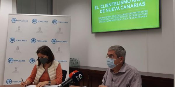 Marco Aurelio Pérez en rueda de prensa el pasado lunes | PP CABILDO DE GRAN CANARIA