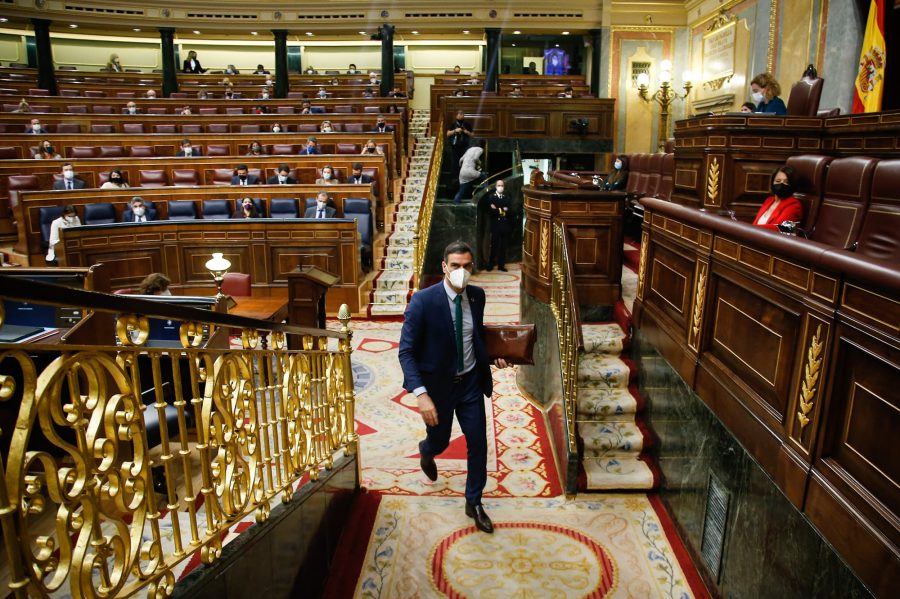Pedro Sánchez saliendo del Congreso de los Diputados en la sesión de control al Gobierno el pasado miércoles | LA MONCLOA Pedro Sánchez saliendo del Congreso de los Diputados en la sesión de control al Gobierno el pasado miércoles | LA MONCLOA