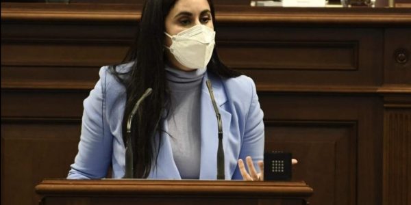 Vidina Espino en el Parlamento de Canarias este mes | CIUDADANOS CANARIAS