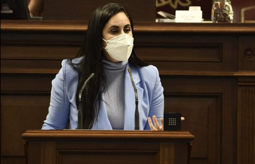 Vidina Espino en el Parlamento de Canarias este mes | CIUDADANOS CANARIAS