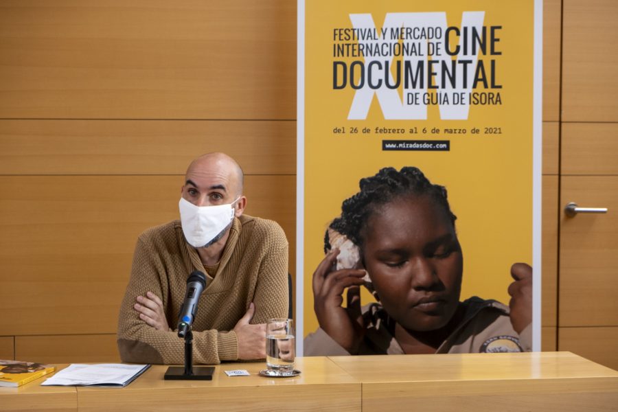 David Baute en la presentación del festival en el Cabildo de Tenerife el pasado miércoles | MIRADASDOC David Baute en la presentación del festival en el Cabildo de Tenerife el pasado miércoles | MIRADASDOC