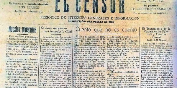 Primer número de El Censor | UNIVERSIDAD DE LA LAGUNA