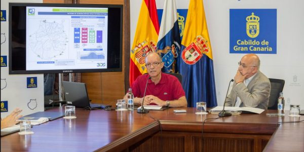 Roque Calero (izq.) junto a Antonio Morales en 2017 | CABILDO DE GRAN CANARIA
