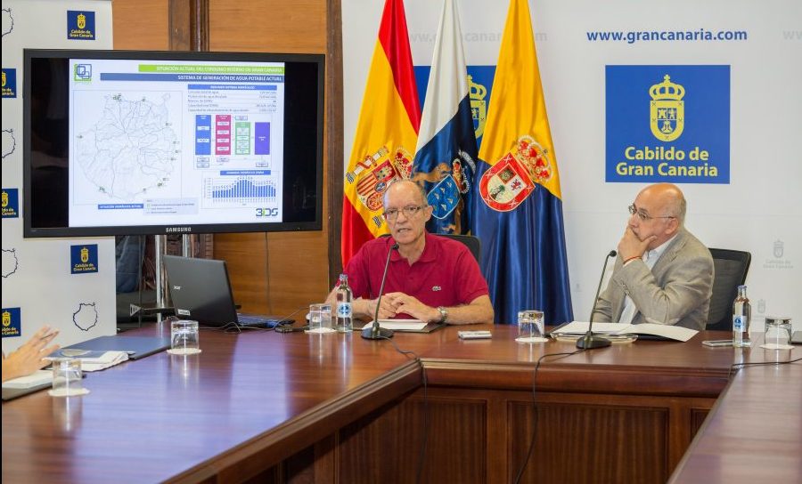 Roque Calero (izq.) junto a Antonio Morales en 2017 | CABILDO DE GRAN CANARIA Roque Calero (izq.) junto a Antonio Morales en 2017 | CABILDO DE GRAN CANARIA