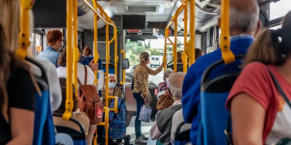 Interior de una guagua de Las Palmas de Gran Canaria | GUAGUAS MUNICIPALES