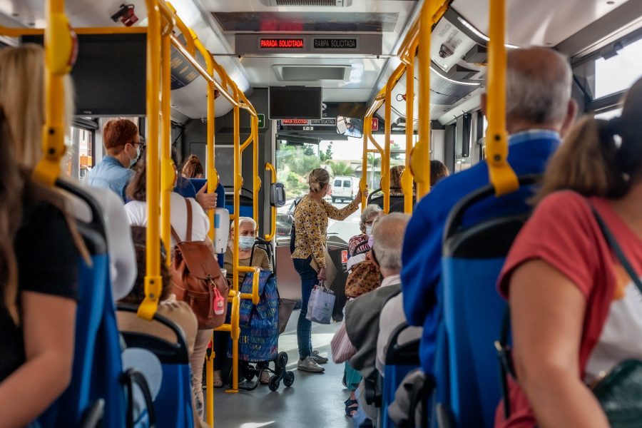 Interior de una guagua de Las Palmas de Gran Canaria | GUAGUAS MUNICIPALES Interior de una guagua de Las Palmas de Gran Canaria | GUAGUAS MUNICIPALES