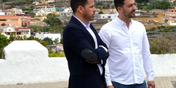 Héctor Suárez y Juan Antonio Peña (derecha) en junio de 2019 | Foto: Ciuca