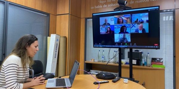 Jessica de León en videoconferencia | CABILDO DE FUERTEVENTURA