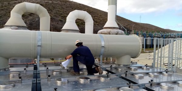 Desodorización biológica en decantadores primarios en Barranco Seco | Foto: Emalsa
