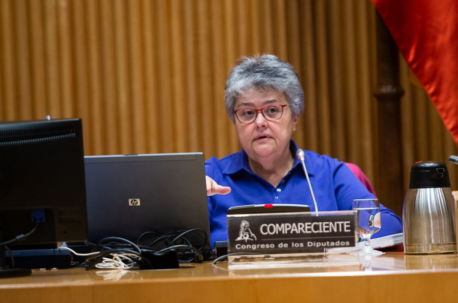 Pilar Vera en la Comisión de Investigación relativa al accidente del vuelo JK 5022 de Spanair el pasado marzo | CONGRESO DE LOS DIPUTADOS