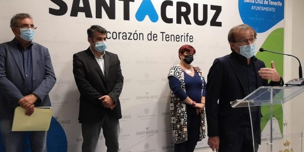 Ramón Trujillo en rueda de prensa sobre este tema el pasado viernes | UNIDAS PODEMOS SANTA CRUZ DE TENERIFE