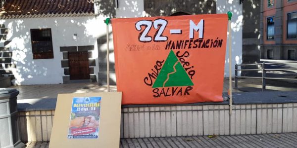 Convocatoria de la manifestación a principios de abril | SALVAR CHIRA-SORIA