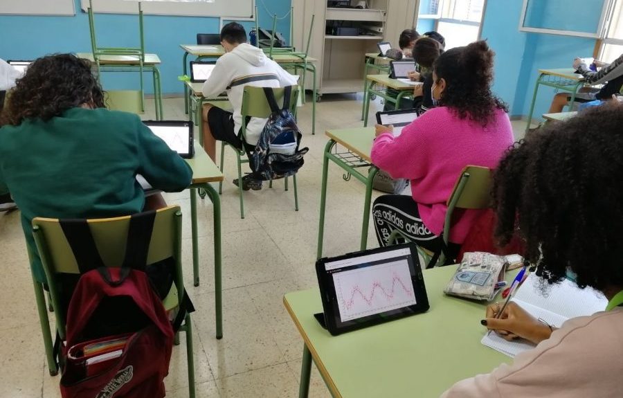 Alumnado en un aula de instituto | Foto: Gobierno de Canarias