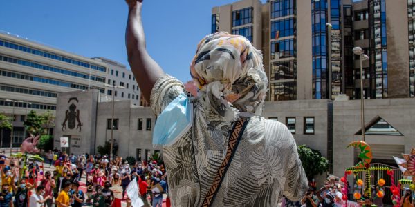 Manifestación por los derechos de las personas en movimiento del pasado sábado en Las Palmas de Gran Canaria | CELESTE BRUNO FOTOGRAFÍA