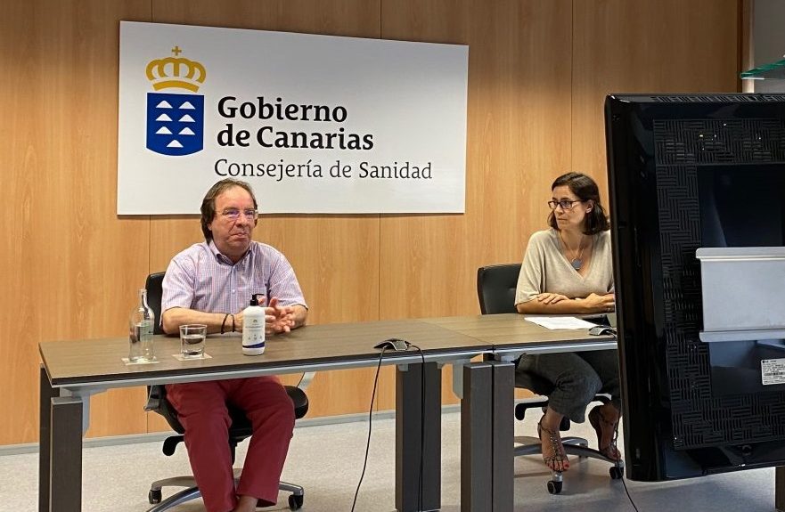 Amós García el pasado julio | CONSEJERÍA DE SANIDAD DEL GOBIERNO DE CANARIAS
