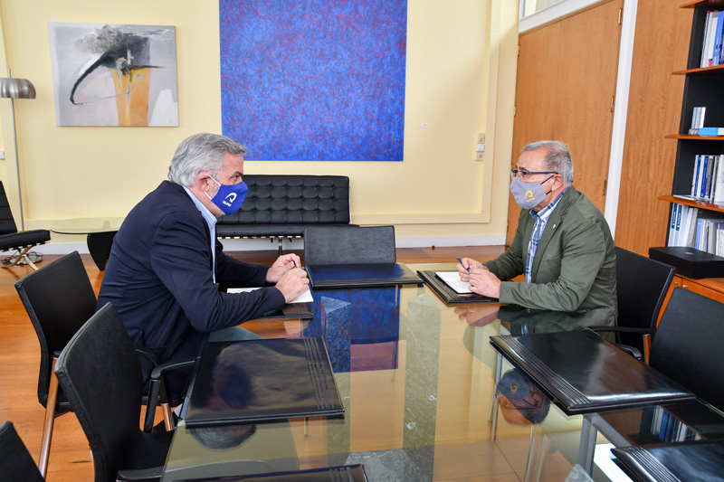 Jesús León Lima (dcha.) y Lluis Serra Majem | ULPGC