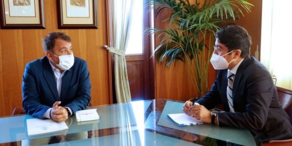 José Manuel Bermúdez reunido con Pedro Martín el pasado septiembre | AYUNTAMIENTO DE SANTA CRUZ DE TENERIFE