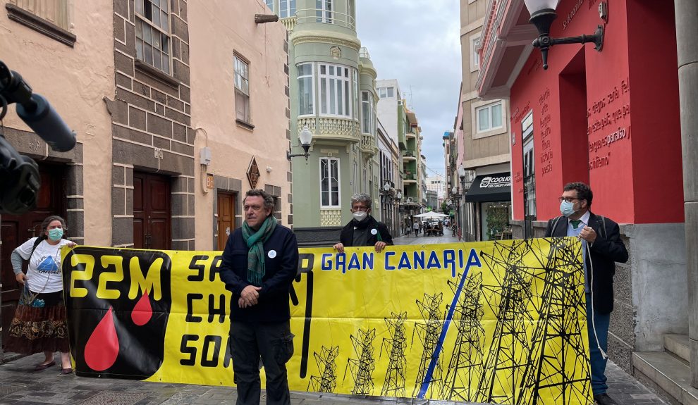 Manuel González manifestándose | SALVAR CHIRA SORIA