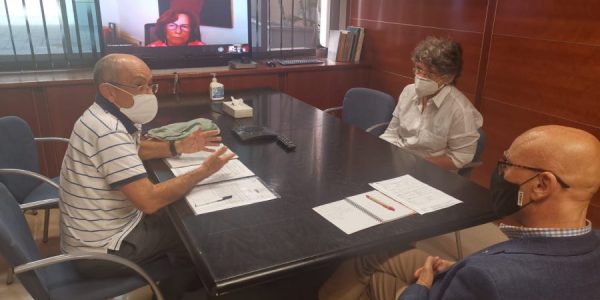 Plataforma de atención temprana reunida con el diputado del común | Foto: Diputado del Común
