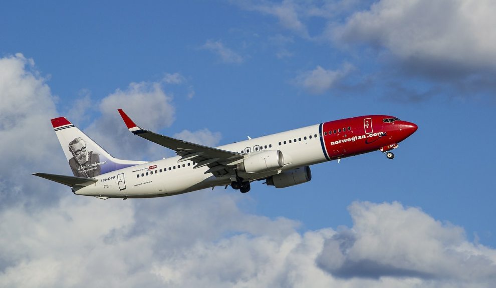 Avión de Norwegian | Foto: Pixabay